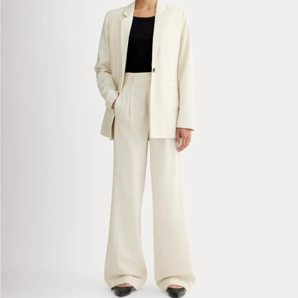 Everlane The Draper Pleated Pant in Buttersmooth NWT